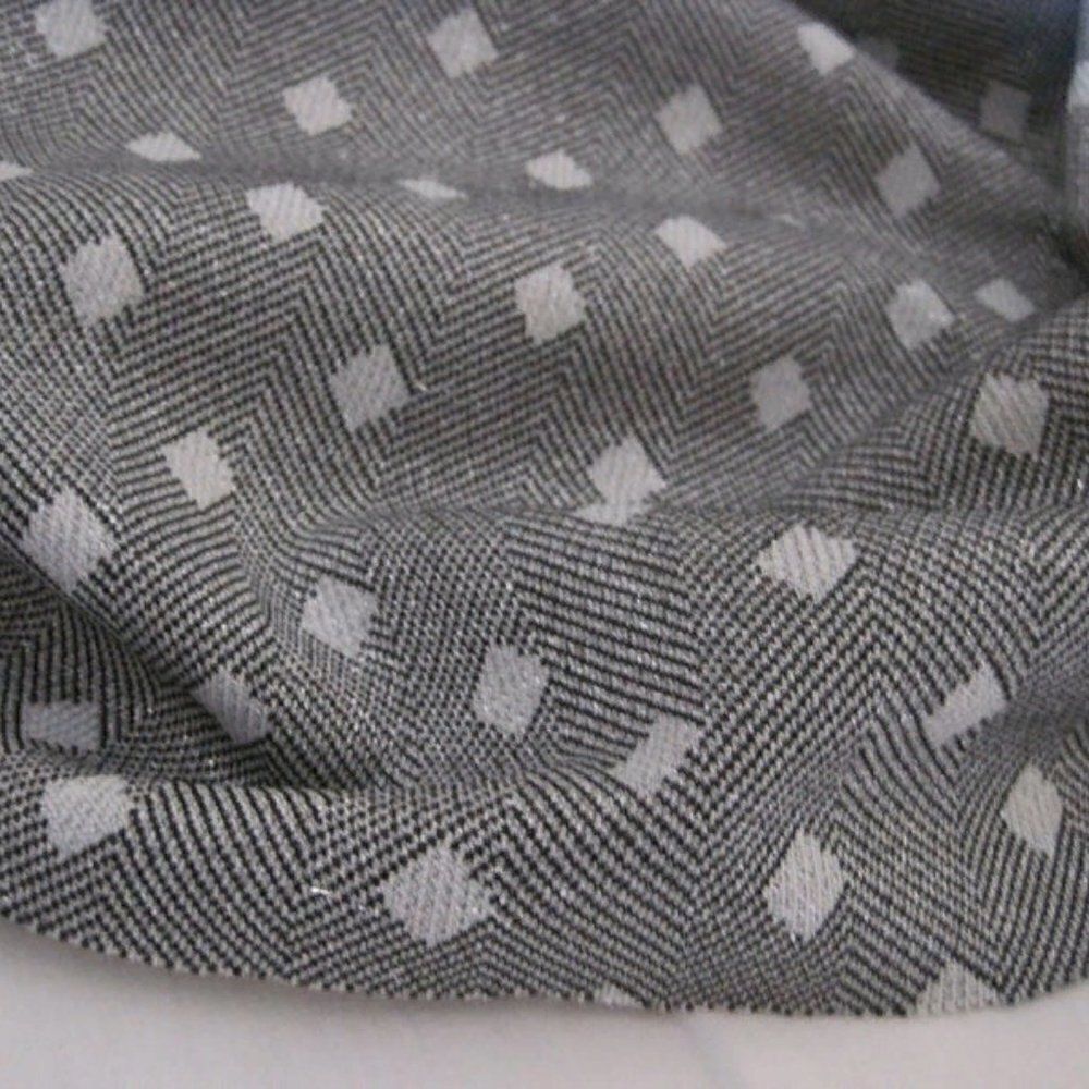 Gray Sparkly Stretch Fabric Apparel Evening Wear